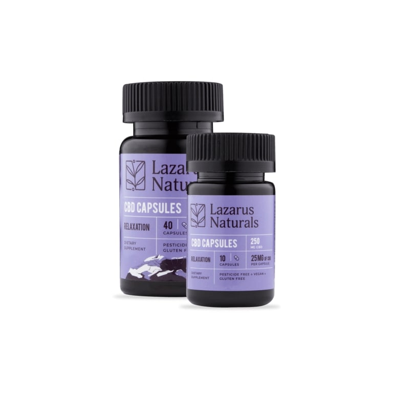 Lazarus Naturals Relaxation Blend 25mg CBD Isolate Capsules