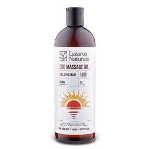 Lazarus Naturals CBD Massage Oil