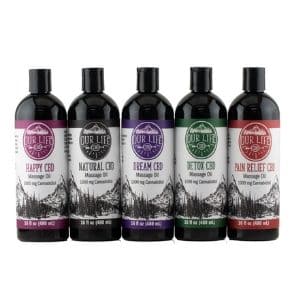 Our Life CBD Pain Relief massage Oil