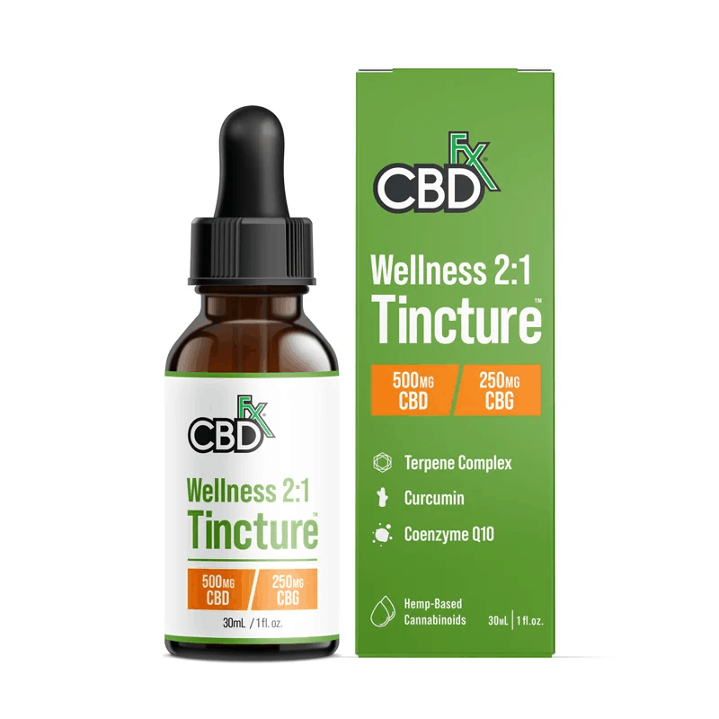 CBDfx CBD And CBG Wellness Tincture