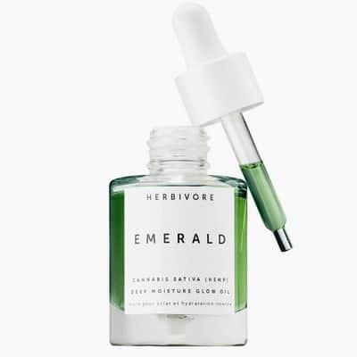 CBD Moisturizer: Herbivore Botanicals Emerald CBD + Adaptogens Deep Moisture Glow Oil