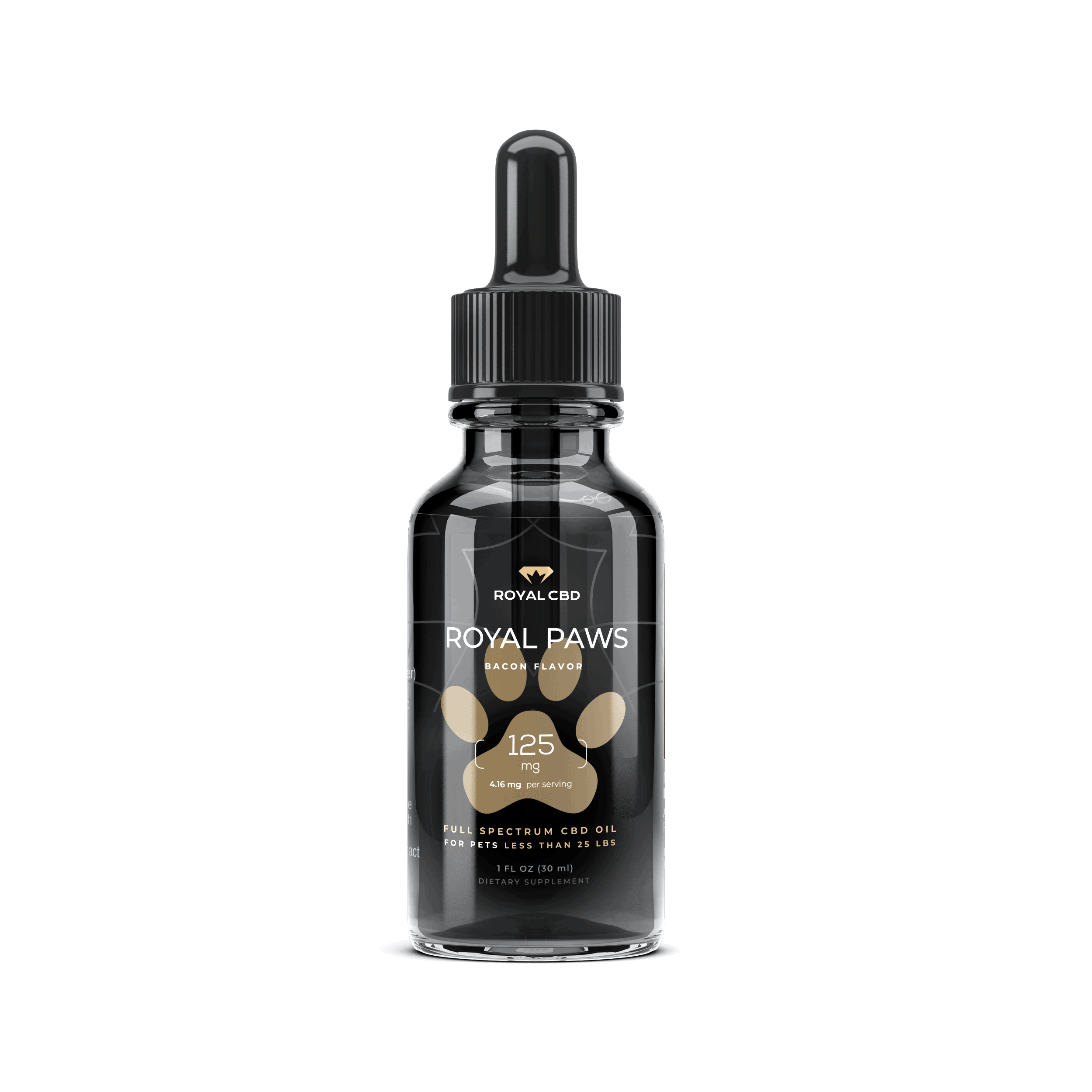 Royal Paws Full Spectrum CBD Pet Oil (Bacon Flavor)