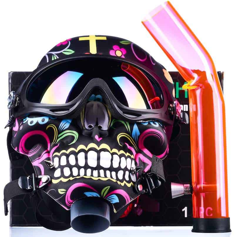 Dia de Los Muertos Mask Bong by World Of Bongs