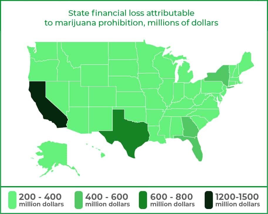 The Losses Of Not Legalizing Marijuana in the U.S. - American Marijuana